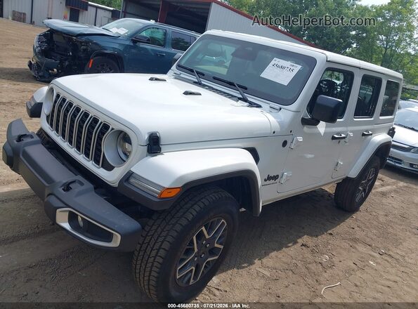 1C4PJXEN8SW598136 2025 JEEP WRANGLER White Առջևի ձախ երեք քառորդ տեսարան