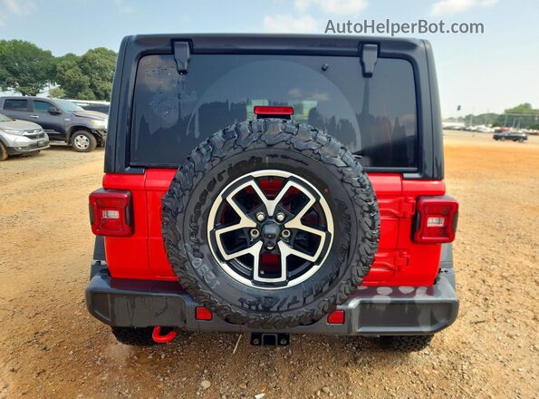 1C4PJXFG5SW629200 2025 JEEP WRANGLER Red Vista trasera