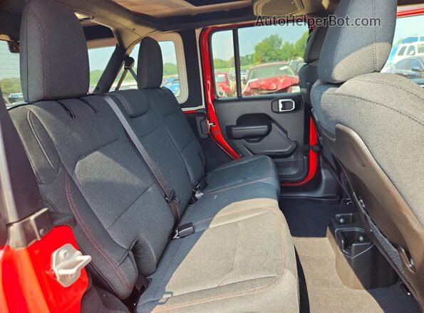 1C4PJXFG5SW629200 2025 JEEP WRANGLER Red Vista interior trasera