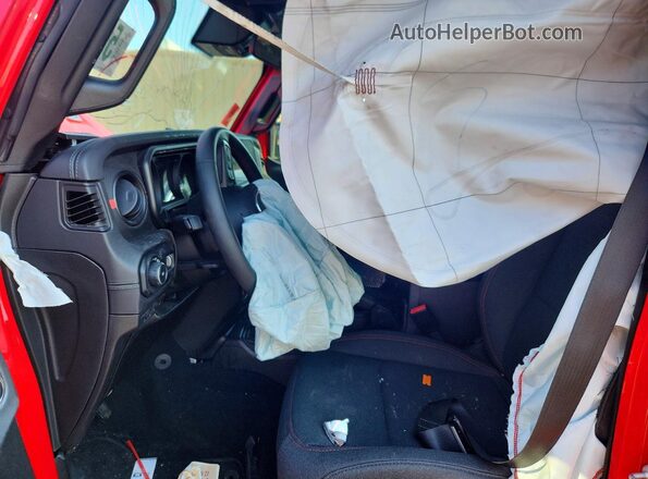 1C4PJXFG9RW337639 2024 JEEP WRANGLER Red Front interior view