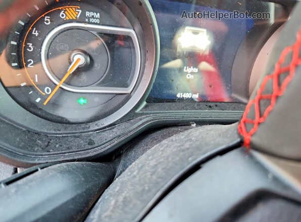 1C4PJXFG9RW337639 2024 JEEP WRANGLER Red Instrument cluster view