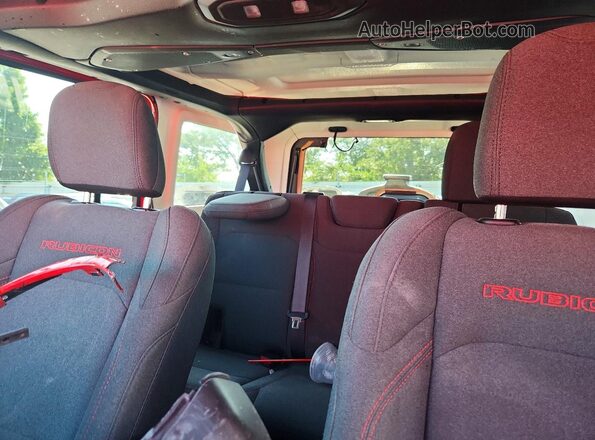 1C4PJXFG9RW337639 2024 JEEP WRANGLER Red Rear seats view