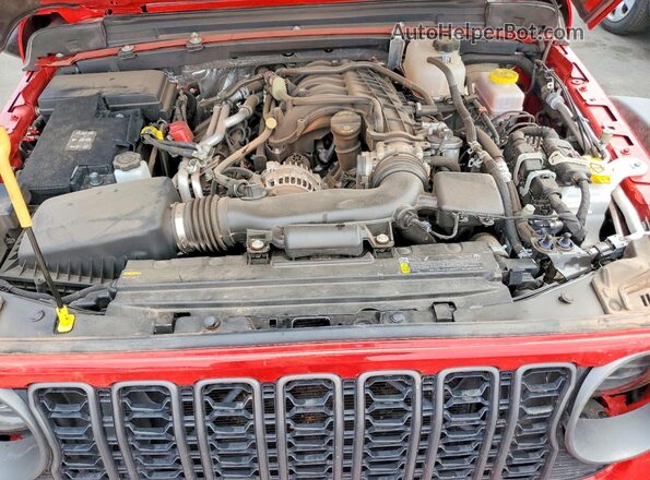 1C4PJXFGXTW256902 2026 JEEP WRANGLER Red Widok wnętrza z tyłu