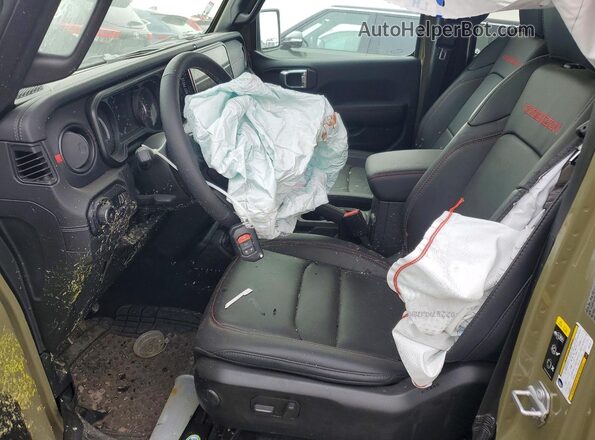 1C4PJXFN0SW513711 2025 JEEP WRANGLER Green Widok wnętrza z przodu