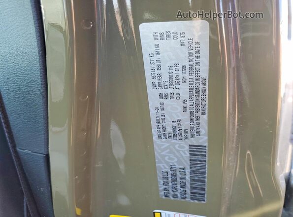 1C4PJXFN0SW513711 2025 JEEP WRANGLER Green Widok komory silnika