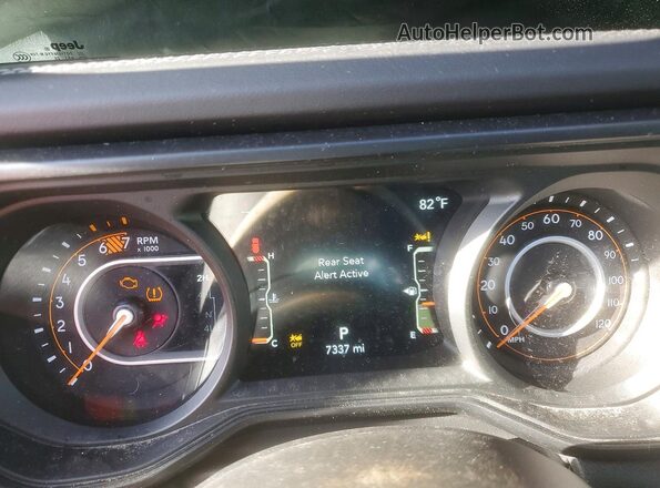 1C4PJXFN1SW565851 2025 JEEP WRANGLER White Instrument cluster view