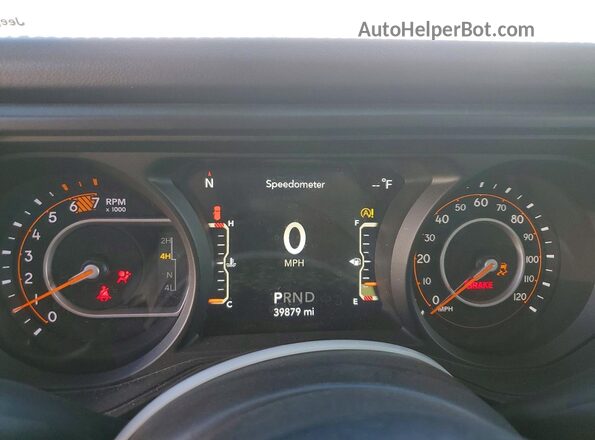 1C4PJXFN2SW527397 2025 JEEP WRANGLER White ხელსაწყოთა პანელის ხედი