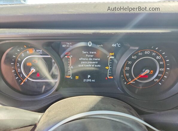 1C4PJXFN3SW560392 2025 JEEP WRANGLER White Սարքավորումների վահանակի տեսք