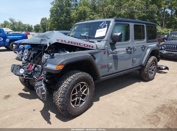 1C4PJXFN8SW530997 2025 JEEP WRANGLER Gray Առջևի ձախ երեք քառորդ տեսարան