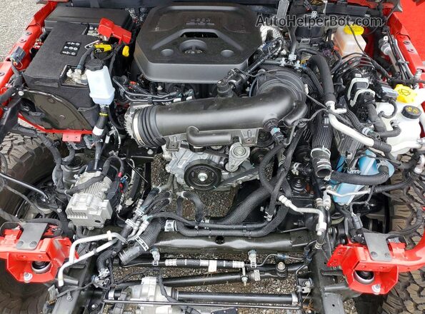 1C4PJXFN9TW256808 2026 JEEP WRANGLER Red ძრავის განყოფილების ხედი