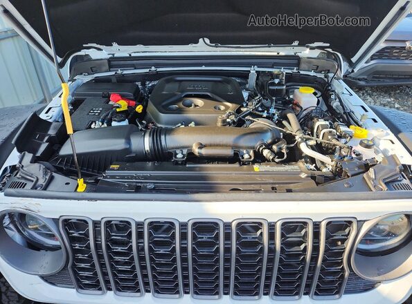1C4PJXFNXTW275724 2026 JEEP WRANGLER White ძრავის განყოფილების ხედი