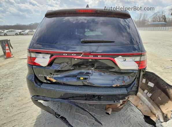 1C4RDHAG2GC374589 2016 DODGE DURANGO Black Вид ззаду