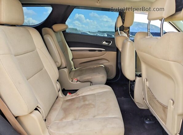1C4RDHAG2GC374589 2016 DODGE DURANGO Black Вид задньої частини салону