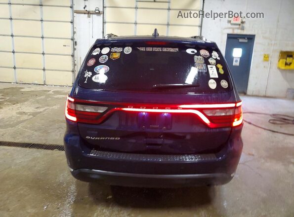 1C4RDHAG2HC709190 2017 DODGE DURANGO Blue Rear view