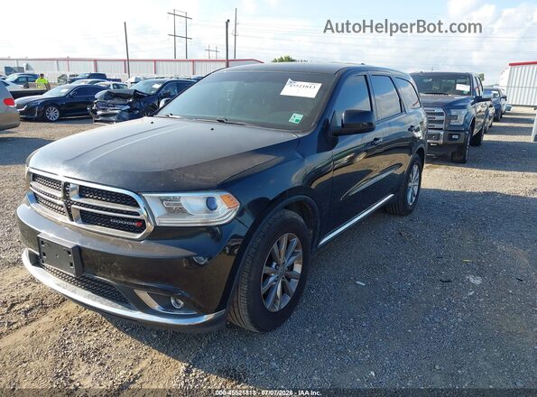 1C4RDHAG2JC413110 2018 DODGE DURANGO Black წინა მარცხენა ხედი სამი მეოთხედიდან