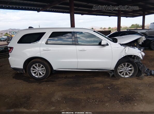 1C4RDHAG2MC641175 2021 DODGE DURANGO White Вид задньої частини салону