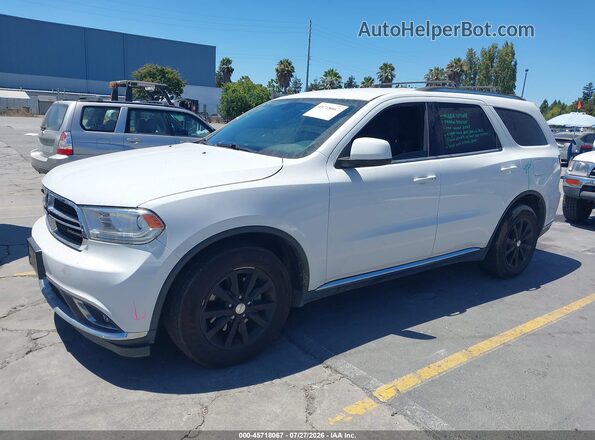 1C4RDHAG4GC459675 2016 DODGE DURANGO Белый Передняя левая четверть