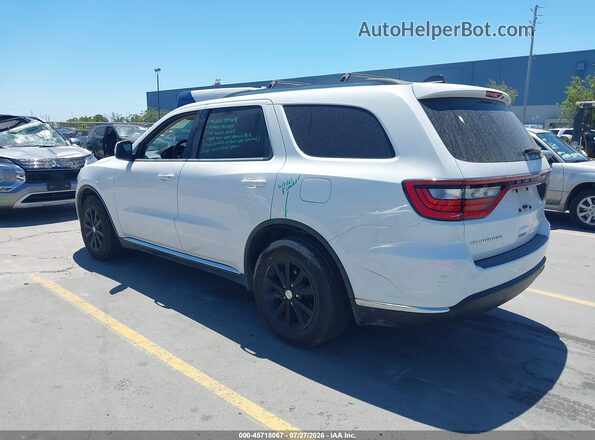 1C4RDHAG4GC459675 2016 DODGE DURANGO Белый Задняя левая четверть