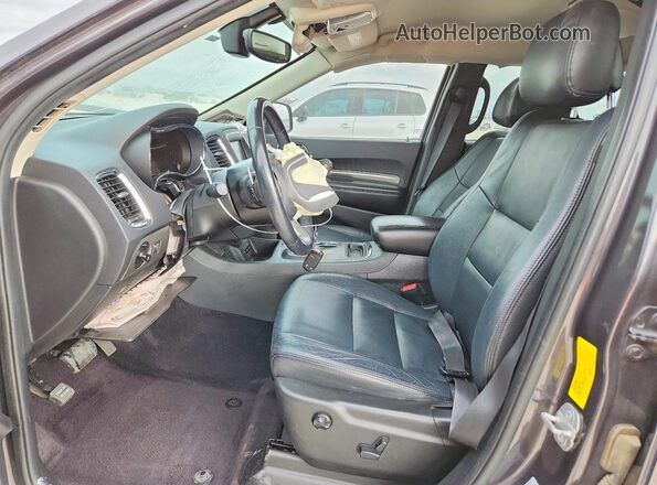 1C4RDHAG4HC906460 2017 DODGE DURANGO Gray Вид салону спереду
