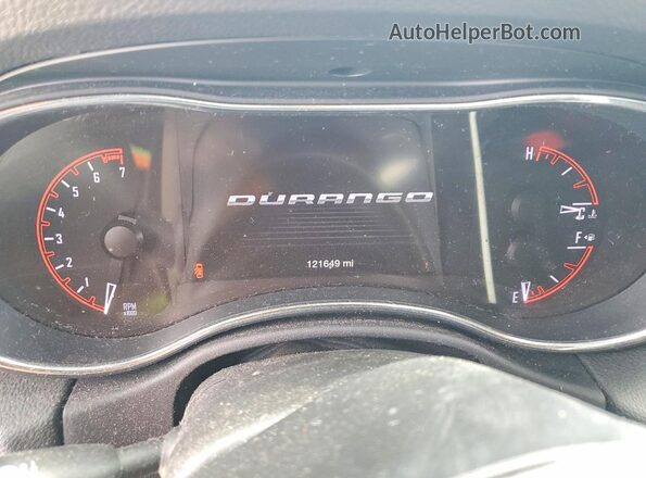 1C4RDHAG5GC424384 2016 DODGE DURANGO Серый Вид щитка приборов