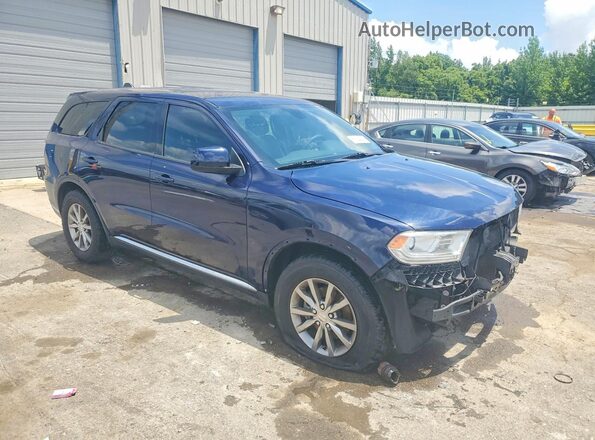 1C4RDHAG5HC660390 2017 DODGE DURANGO Blue Передня права чверть