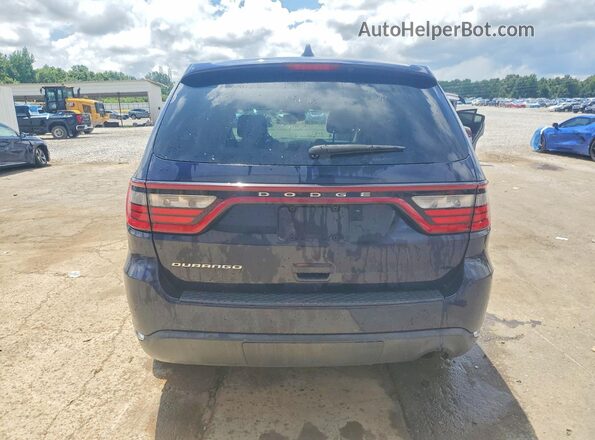 1C4RDHAG5HC660390 2017 DODGE DURANGO Blue Вид ззаду