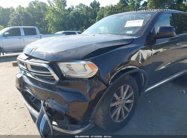 1C4RDHAG5HC789164 2017 DODGE DURANGO Black Դիմացի տեսք