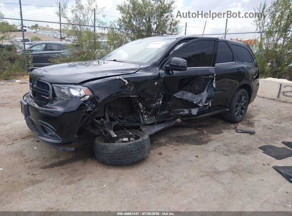 1C4RDHAG6JC201486 2018 DODGE DURANGO Black წინა მარცხენა ხედი სამი მეოთხედიდან