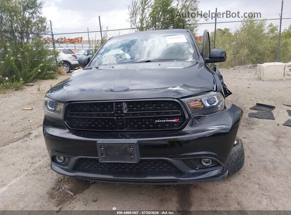 1C4RDHAG6JC201486 2018 DODGE DURANGO Black წინა პანელის ხედი