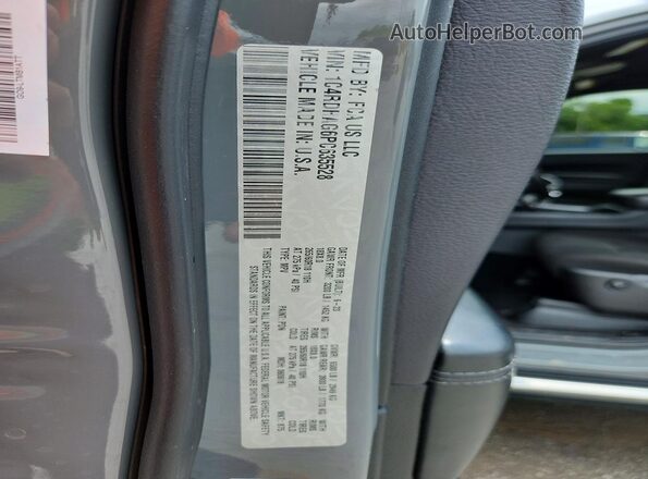 1C4RDHAG6PC635528 2023 DODGE DURANGO Gray VIN კოდის სტიკერის ხედი