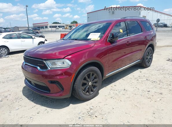 1C4RDHAG7PC589496 2023 DODGE DURANGO Maroon Vista tres cuartos delantera izquierda