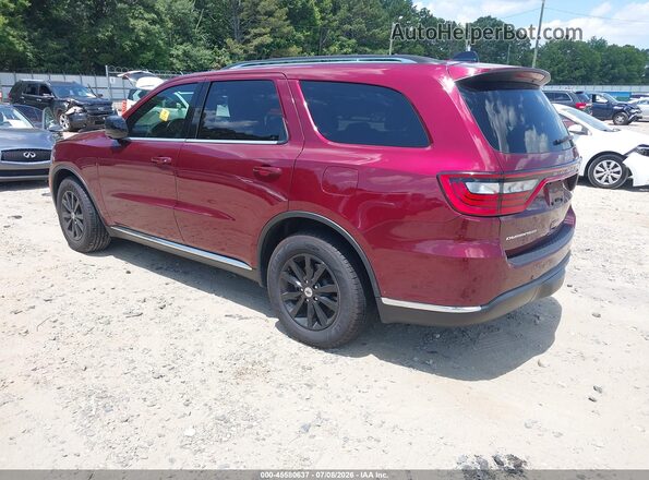 1C4RDHAG7PC589496 2023 DODGE DURANGO Maroon Trasero izquierdo
