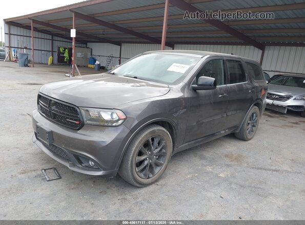 1C4RDHAG8JC226583 2018 DODGE DURANGO Gray Przód lewy