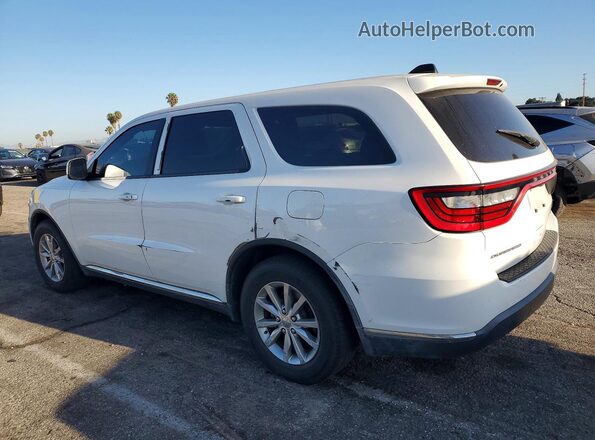 1C4RDHAG8JC474073 2018 DODGE DURANGO White Trasero izquierdo