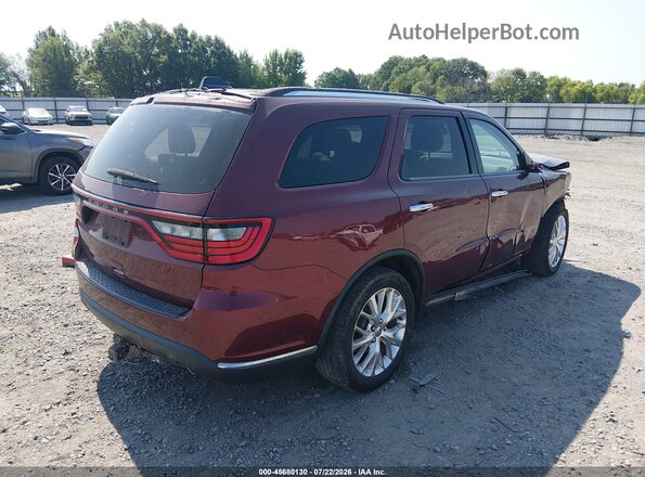 1C4RDHAG9GC412724 2016 DODGE DURANGO Темно-бордовый Задняя правая четверть