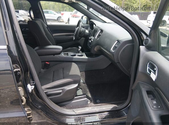 1C4RDHAGXJC114772 2018 DODGE DURANGO Black წინა სალონის ხედი