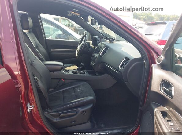 1C4RDHDG0KC556926 2019 DODGE DURANGO Maroon წინა სალონის ხედი