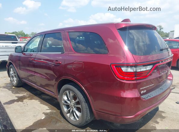 1C4RDHDG0KC556926 2019 DODGE DURANGO Maroon 