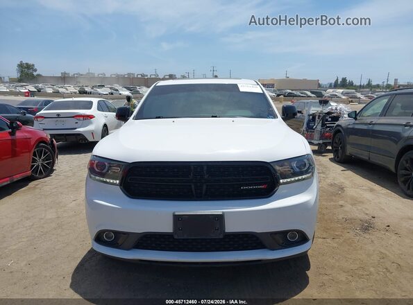 1C4RDHDG1HC615085 2017 DODGE DURANGO Белый Вид щитка приборов