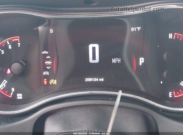 1C4RDHDG2GC353124 2016 DODGE DURANGO Black Widok tylnych siedzeń