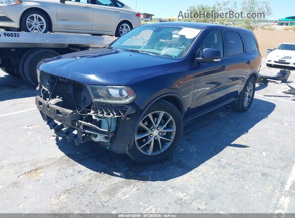 1C4RDHDG2HC774276 2017 DODGE DURANGO Синий Передняя левая четверть