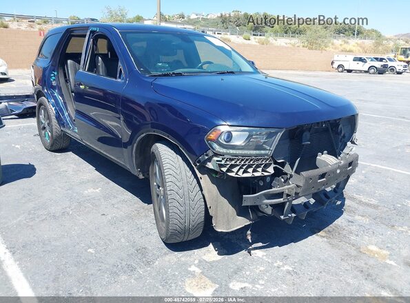 1C4RDHDG2HC774276 2017 DODGE DURANGO Синий Вид спереди