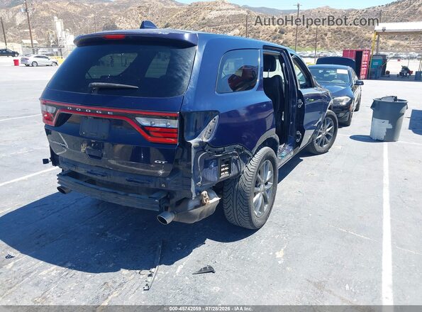 1C4RDHDG2HC774276 2017 DODGE DURANGO Синий Задняя правая четверть