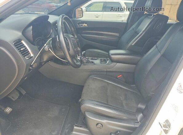 1C4RDHDG2KC721357 2019 DODGE DURANGO White Widok wnętrza z przodu