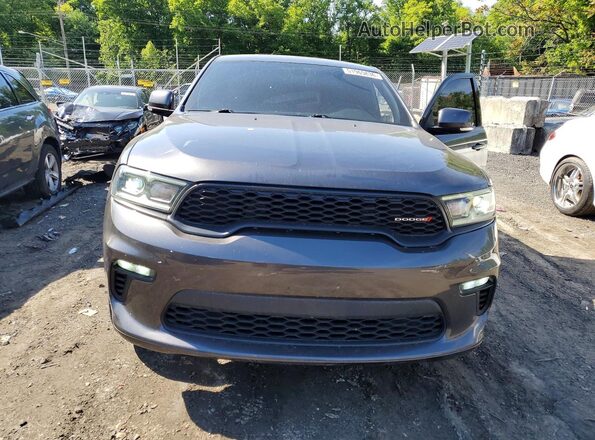 1C4RDHDG2MC608222 2021 DODGE DURANGO Серый Вид спереди
