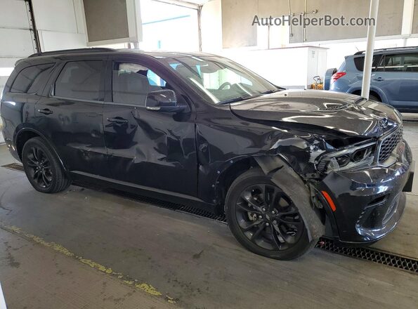 1C4RDHDG2PC686763 2023 DODGE DURANGO Черный Передняя правая четверть
