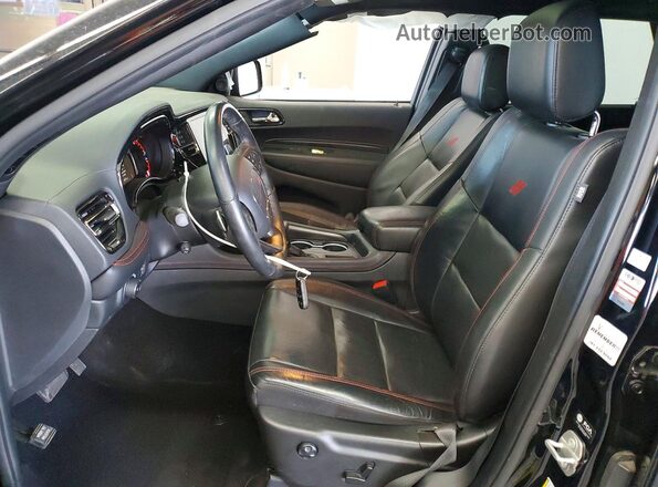 1C4RDHDG2PC686763 2023 DODGE DURANGO Черный Вид салона спереди