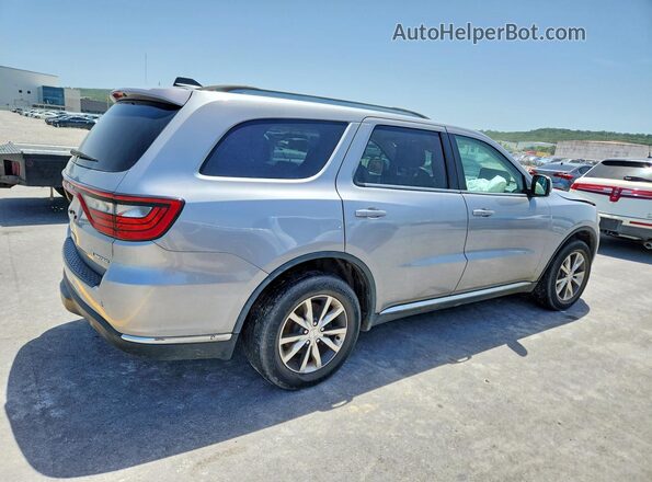 1C4RDHDG4GC301199 2016 DODGE DURANGO Silver უკანა მარჯვენა