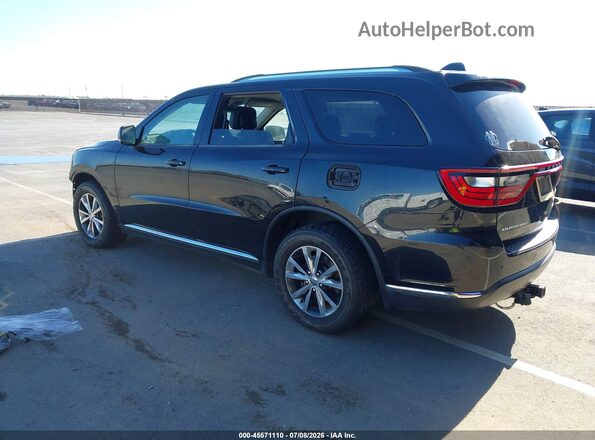 1C4RDHDG4GC360155 2016 DODGE DURANGO Black Tył lewy