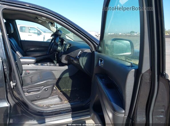 1C4RDHDG4GC360155 2016 DODGE DURANGO Black Widok wnętrza z przodu